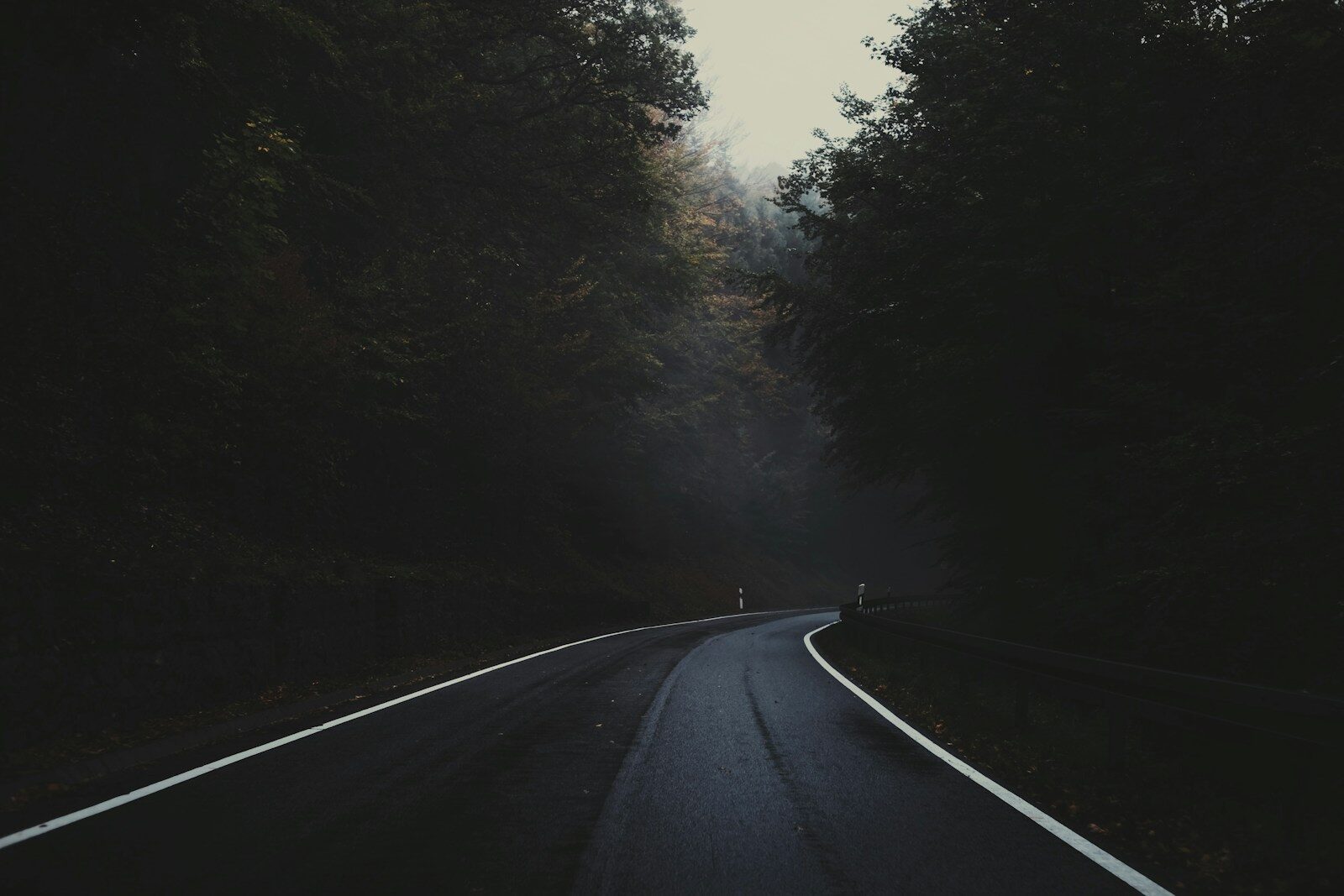 landscape photo of asphalt road